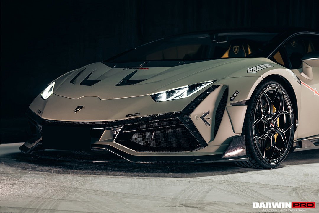 2015 - 2025 Lamborghini Huracan LP610 & LP580 & EVO & Tecnica BKSSII Style Front Bumper